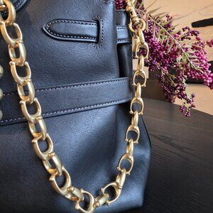 Coach Brass Signature Link Chain Strap - NWOT